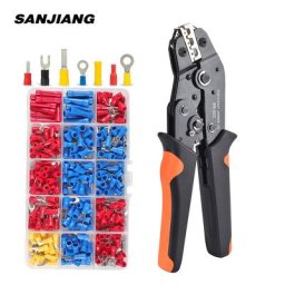 Kit d'assortiment de connecteurs électriques à sertir SN-02C fils isolés Set d'outils de