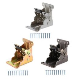 Charnière pliante à verrouillage à 90 degrés Support de pied de chaise en métal Support