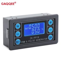 Générateur de Signal LCD PWM double Mode 1 canal 1Hz-ZK-PP1K KHz fréquence d'impulsion PWM Cycle