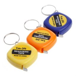 Règle rétractable facile à mesurer ruban à mesurer Mini règle de traction Portable porte-clés