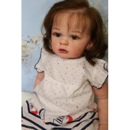 Gril en silicone souple pour bébé peau de peinture 3D corps Reborn jouets au beurre pour fille