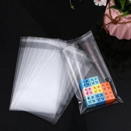 Sacs en plastique transparents auto-scellants de 10cm de large sac d'emballage pour cadeaux