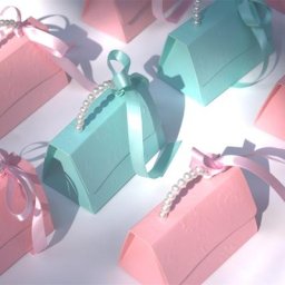 Boîte de gaufrage perlée pour décoration de mariage sac cadeau de bonbons chocolat soucieux fête