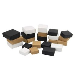 Boîte-cadeau en papier kraft emballage de bonbons faveur de mariage baby shower fournitures de
