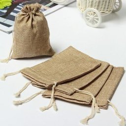 Sac en toile de jute à cordon de proximité sacs en toile de jute sacs de perles de bonbons