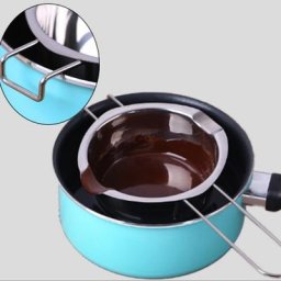 Pot de fusion universel portable poupée de chocolat pot de fusion de lait gadget en acier