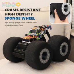 Voiture Buggy tout-terrain RC à grande vitesse pneus souples en éponge avec télécommande pour