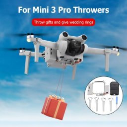 Système de gouttes d'airdrop pour Drone DJI Mini 3 Pro anneau de pêche cadeau sauvetage à vie