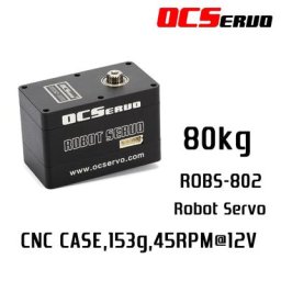 Robot Servo Servo Serial Bus UART ROBS-153 DIY Servo Serial 80kg.cm Couple 802g 485