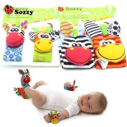 Hochet et chaussettes pour bébé lot de 40 pièces jouets Sozzy Garden Bug hochet et chaussettes 4