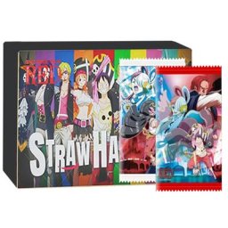 Carte de collection rouge pour enfants FILM Original ONE PIECE dessin animé Luffy Zoro Nami