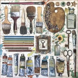 Autocollants de peinture à l'huile rétro artisanat et scrapbooking autocollants décoratifs pour
