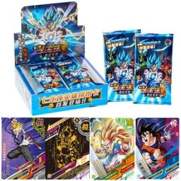 GON BALL Bronzing Barrage Flash Cards Set Édition limitée Figurines d'anime ForeCard Son Goku