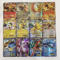 Carte de collection de jeu de dessin animé Pokemon pour enfants Dragon cracheur de feu Chariot