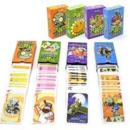 Cartes de poker personnages PVZ jeu de société cadeau créatif animaux et nature jouets pour