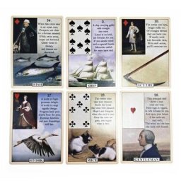 Jeu de cartes de Tarot de poche Oracle oiseau bleu Lenormand Version anglaise divertissement