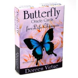 Doreen Virtue-Cartes Oracle Papillon pour Changement de Vie Jeu de 44 Cartes et Guide Ensembles de