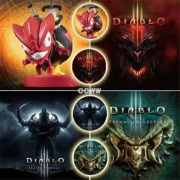 NS Switch-Carte ronde Diablo 3 Amiibo carte croisée Diablo3 accessoires de carte NDavid