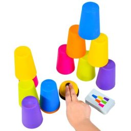 Jeu d'empilage rapide pour enfants empilage de gobelets jeu de standard pour enfants empilage