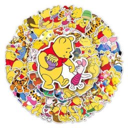 Disney-Autocollants mignons de dessin animé d'ours d'ourson pour des enfants décalcomanie