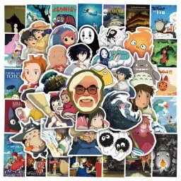 10/30/50/100pcs Mélanger Anime Chihiro Mon Voisin Totoro Autocollants Esthétique Téléphone Portable