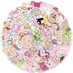 Autocollants de dessin animé Disney pour enfants LinaBell StellaLou ordinateur portable
