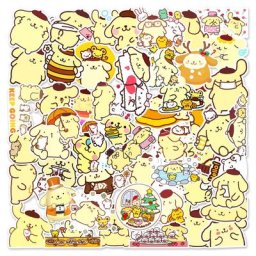 Autocollants graffiti de dessin animé mignon Pompompurin 50 pièces