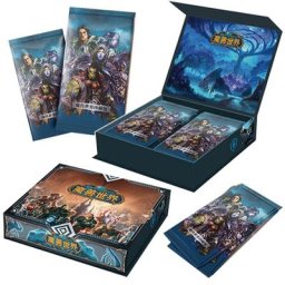 World of Warcraft Anime Game Box Rick Collection Hobby Card Avertis 'dan Flash Card Toy Jeux de