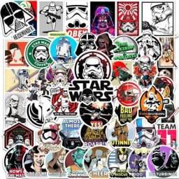 10/30/50/100pcs Cool Disney Star Wars Autocollants pour Enfants Imperméable Graffiti Skateboard