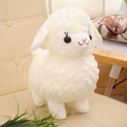 Peluche en alpaga 22/35cm pour filles décoration de canapé animaux en peluche poupée douce