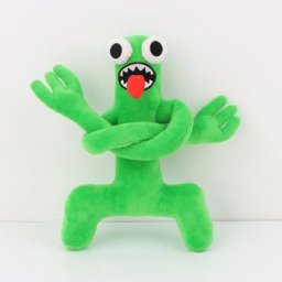 Jouets en peluche arc-en-ciel vert Kawaii pour enfants figurine d'anime poupées de jeu jouets en