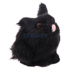 Figurine en peluche réaliste lapin en peluche lapin lapin modèle jouet doux décoration de la
