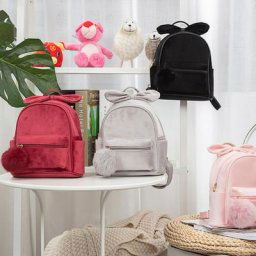 Mini sac à dos en peluche de dessin animé pour femmes et filles sac à main pour dames sac à