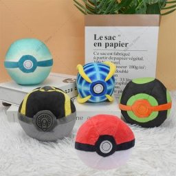 Poupées en peluche Pokeball pour enfants monstre de poche boule de crépuscule boule de bête