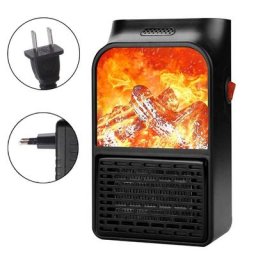 Mini radiateur Portable 900W blanc/noir N0PF avec élément chauffant en céramique PTC pour usage