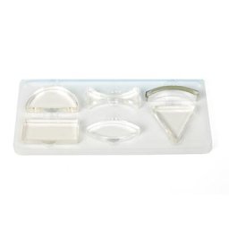 Kit d'expérimentation optique acrylique prisme triangulaire Double lentille convexe miroir