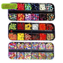 Kit de breloques à faire soi-même accessoires en pâte à modeler en polymère transparent cadeau
