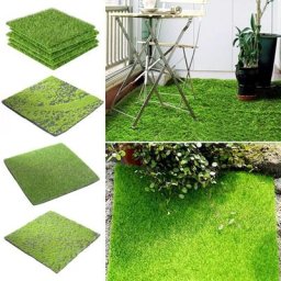 Tapis de Pelouse Artificielle Simulation de Verres de Mousse Plante Micro Décor de Paysage