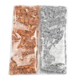 Mini Fleurs Artificielles en Papier Argenté Fausses Fleurs pour Scrapbooking Décoration de ixde