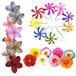 Fleurs artificielles pour bricolage décoration de mariage fête d'été hawaïenne décoration