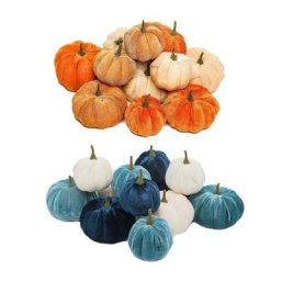 Simulation de petite citrouille en velours artificielle pour Halloween noël décoration de fête de
