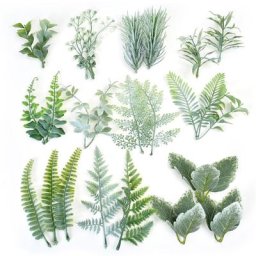 Feuilles Vertes Artificielles Plantes Couronnes de Fleurs Décoratives de Mariage Décor de Noël