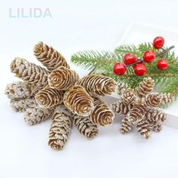 Guirlande de décoration de sapin de noël 12 pièces/lot fausse plante de pin artificielle