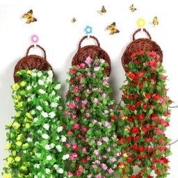 Fleur artificielle avec vigne de lierre pour la décoration de la maison fleur artificielle