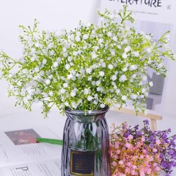 5 branches/bouquet babyssouffle artificielle en plastique fleurs décoration de la maison bricolage