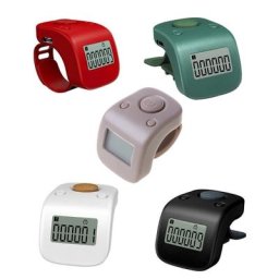 Compteur numérique LCD pratique pour compter les bagues 6 canaux 6 chiffres perles prière