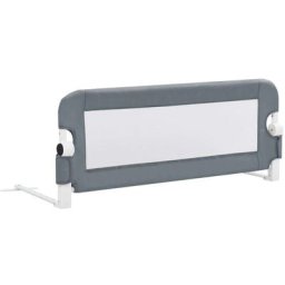 Barrière de lit enfant Gris 102x42 cm Polyester Vidaxl Gris