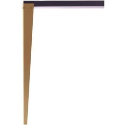 Pied de table industriel tolx 71 cm Finition Laiton Satin