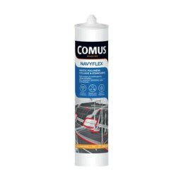 NAVYFLEX COLLE POLYMERE NOIR 290 ML - Mastic élastomère à base de polymère MS - COMUS MARINE - noir