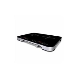 Plaques inductions 2 feux portables plaques électriques design red rock 3100W avec minuterie et
